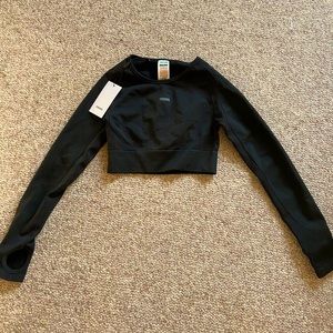 Gymshark crop long sleeve with tags